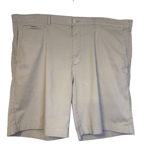 Cremieux Men’s Classic Khaki Shorts Sz. 42 Pockets Preppy Dad - Picture 1 of 9